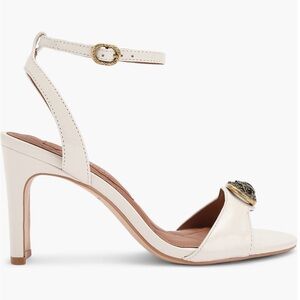 KURT GEIGER-Elegant White Heeled Sandals